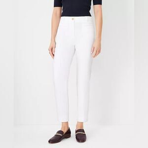 🔺️NWT Anne Klein White Crop Ankle Pants Size 8/29